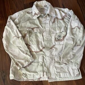 USMC Marine Desert Camouflage Combat Military Jacket Medium - Regular